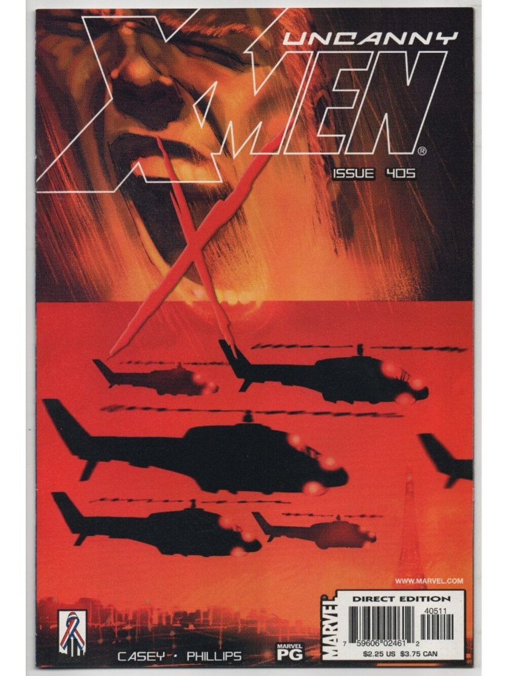 Uncanny X-Men 405 Marvel Comics 2002 VF/NM 9.0 Casey Phillips